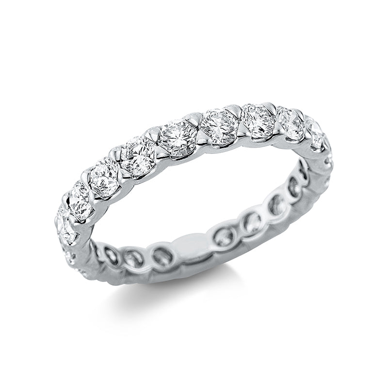 Ring 18 kt WG, 21 Brill. 2,06 ct, TW-si