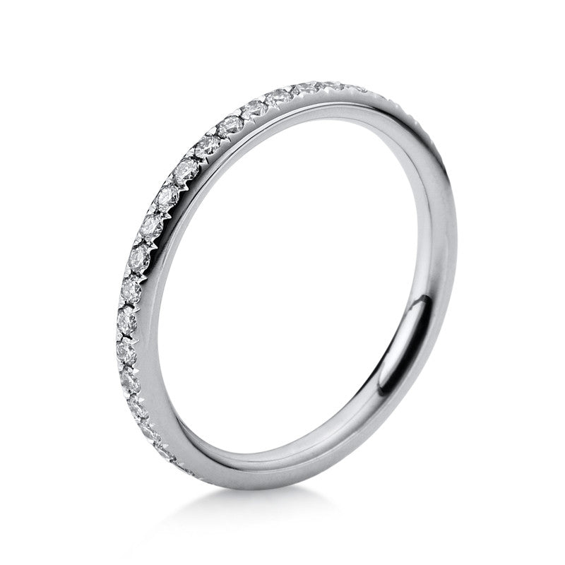 Ring 18 kt WG, 44 Brill. 0,41 ct, TW-si