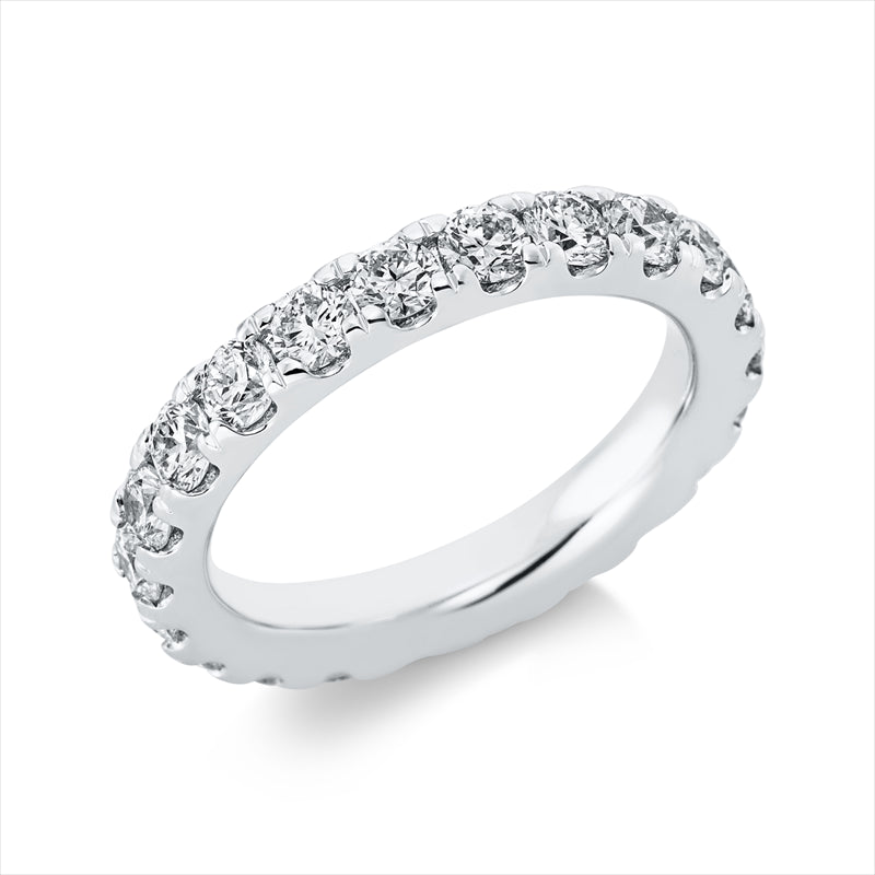Ring 18 kt WG, 22 Brill. 2,47 ct, TW-si