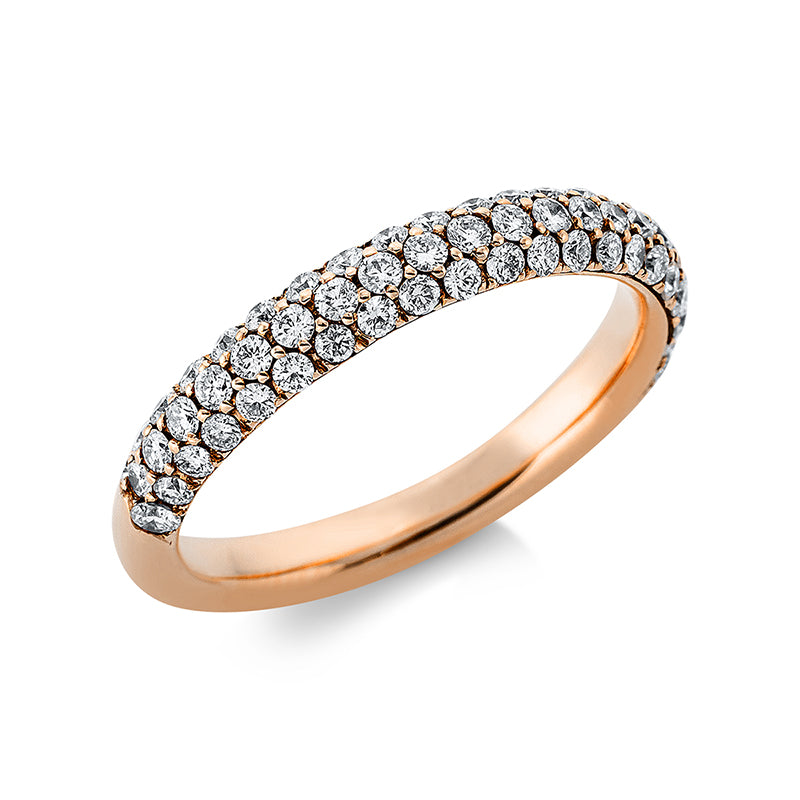 Ring 18 kt RG, 62 Brill. 0,66 ct, TW-vsi