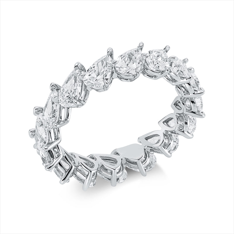 Ring 18 kt WG, 16 Tropfen 3,25 ct, D/F-vvs