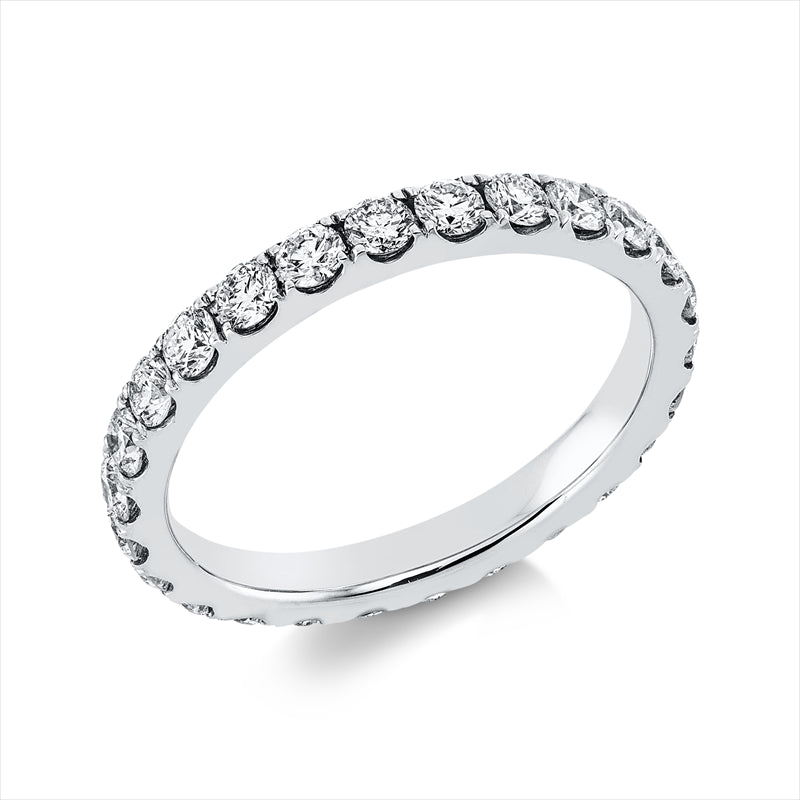 Ring 18 kt WG, 26 Brill. 1,17 ct, TW-si