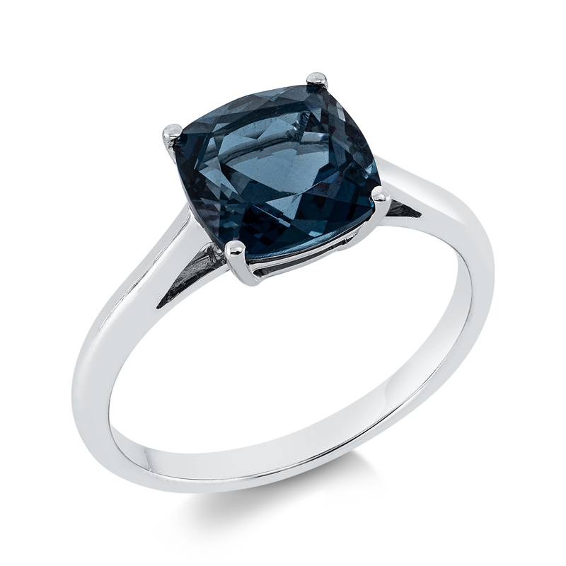 Ring 18 kt WG, 1 Topas 3,10 ct Lond. blue
