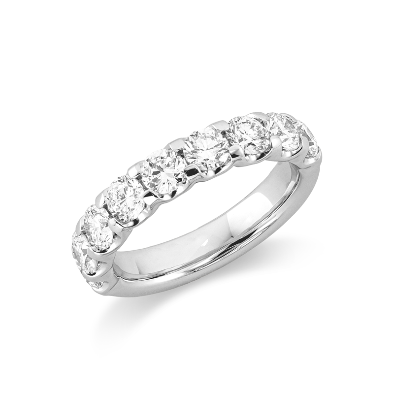 Ring 18 kt WG, Premium Edition, 9 Brill. 1,80 ct, TW-si