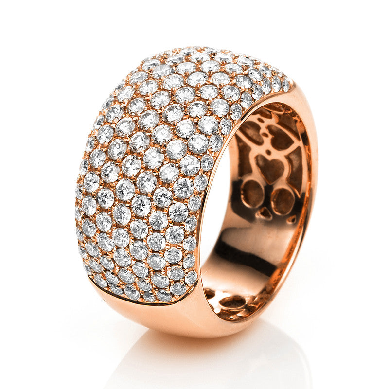 Ring 18 kt RG, 149 Brill. 2,26 ct, TW-vsi