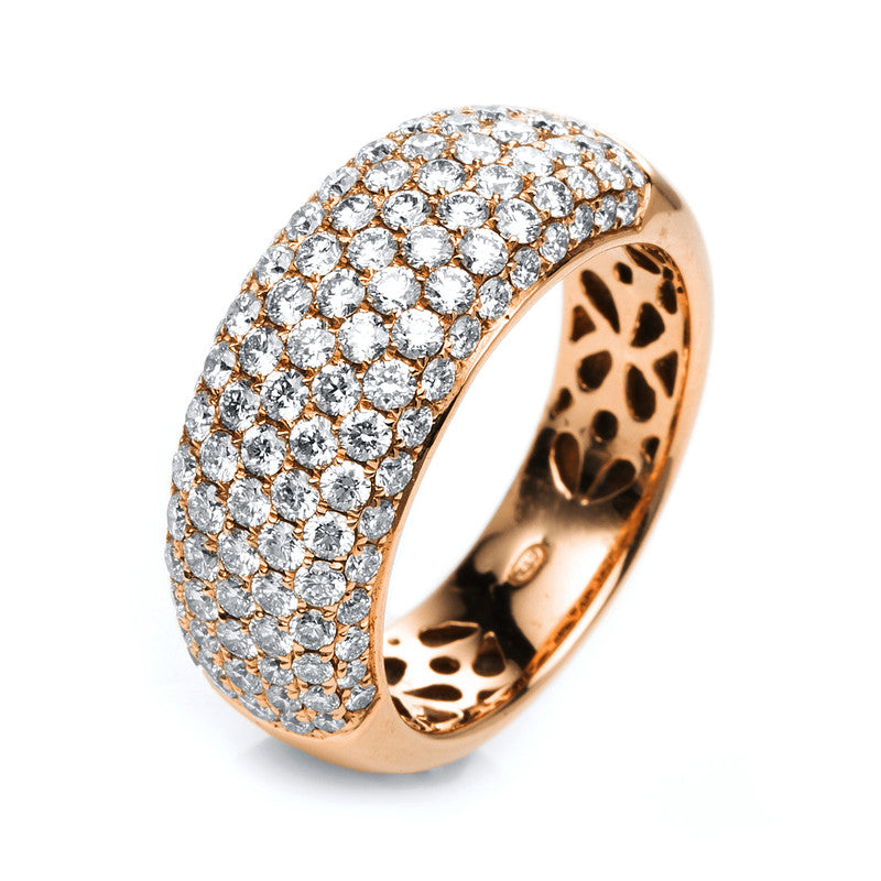 Ring 18 kt RG, 119 Brill. 1,66 ct, TW-vsi