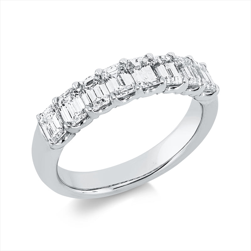 Ring 18 kt WG, 8 Sm.schliff 1,52 ct, D/F-vsi