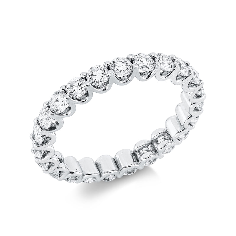 Ring 14 kt WG, 23 Brill. 1,51 ct, TW-pi