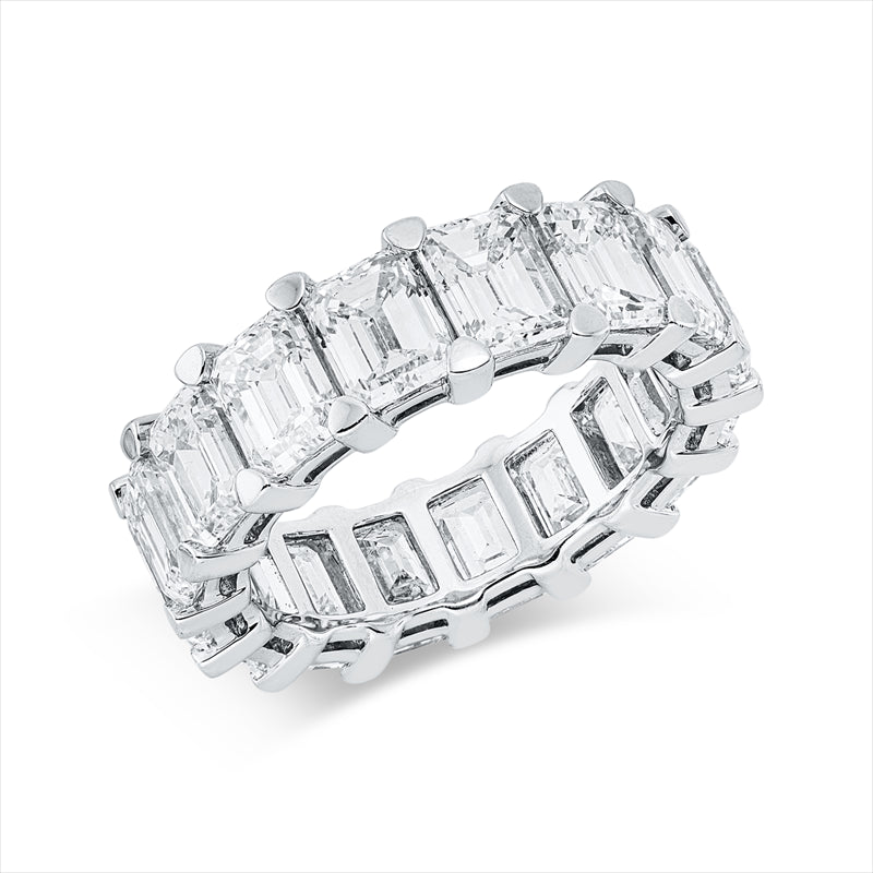 Ring 18 kt WG, 16 Sm.schliff 11,27 ct, TW-vsi