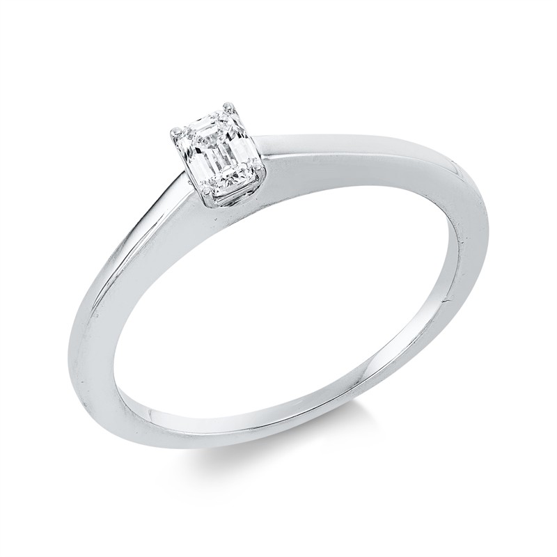 Ring 18 kt WG, 1 Sm.schliff 0,25 ct, TW-si