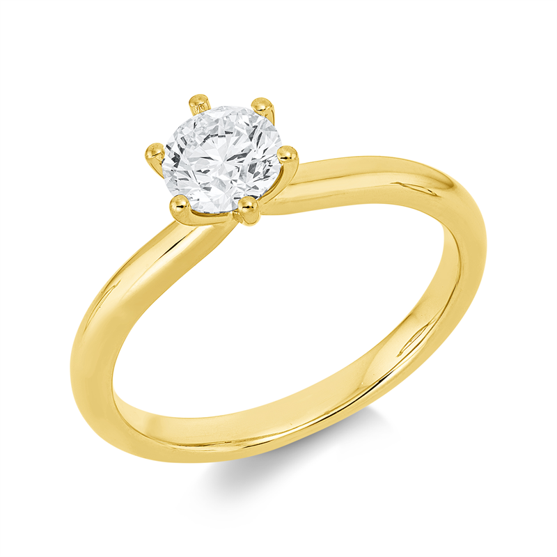 Ring 18 kt GG, GIA7538474174, Brill. 0,70 ct, TW-vs2