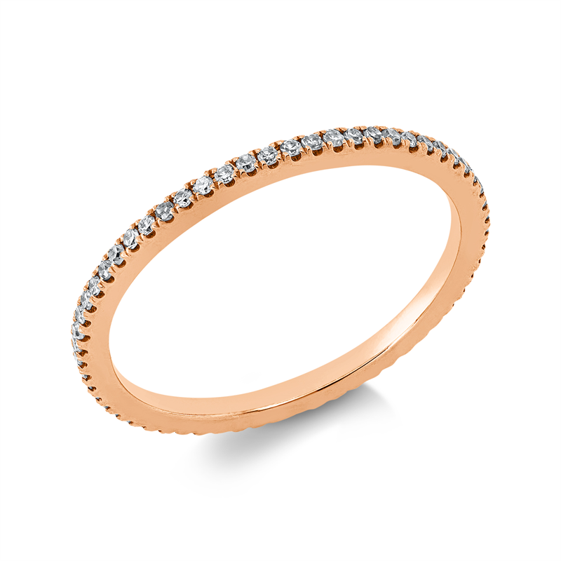 Ring 18 kt RG, 61 Dia. 0,20 ct, I-si