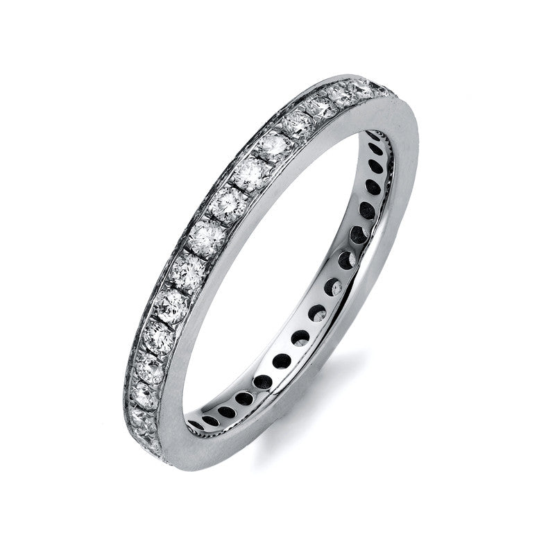 Ring 14 kt WG, 35 Brill. 0,75 ct, TW-si