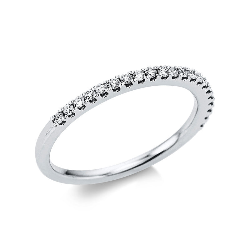Ring 18 kt WG, 21 Brill. 0,21 ct, TW-si