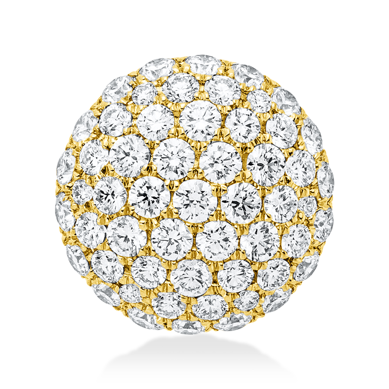 Anhänger 18 kt GG, 55 Brill. 0,73 ct, TW-vsi