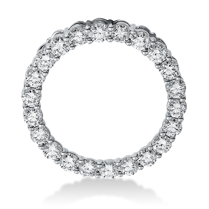 Anhänger 18 kt WG, 22 Brill. 1,25 ct, TW-si