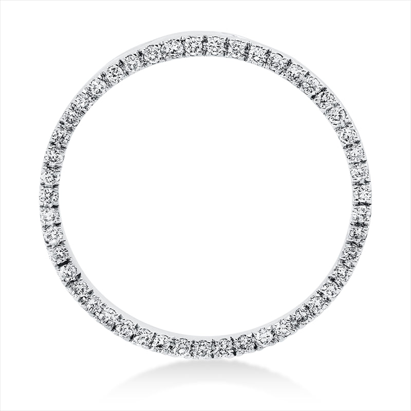 Anhänger 18 kt WG, 47 Brill. 0,24 ct, TW-si