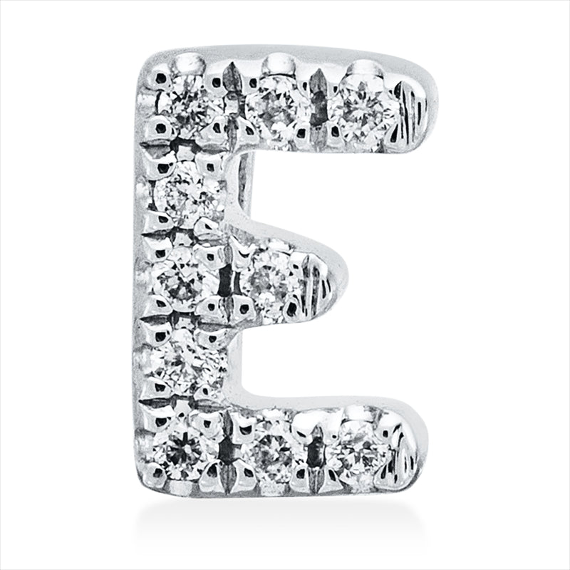 Anhänger 18 kt WG, 10 Brill. 0,03 ct, TW-si