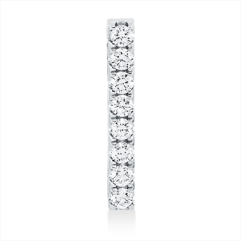 Anhänger 18 kt WG, 8 Brill. 0,38 ct, TW-si