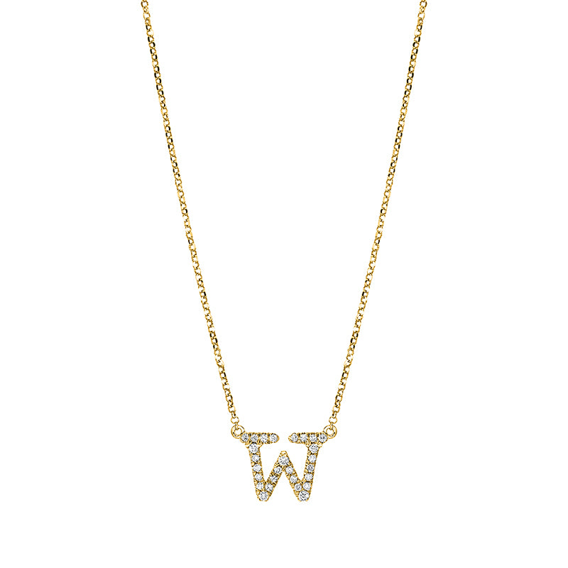 Collier 18 kt GG, 27 Brill. 0,12 ct, TW-si