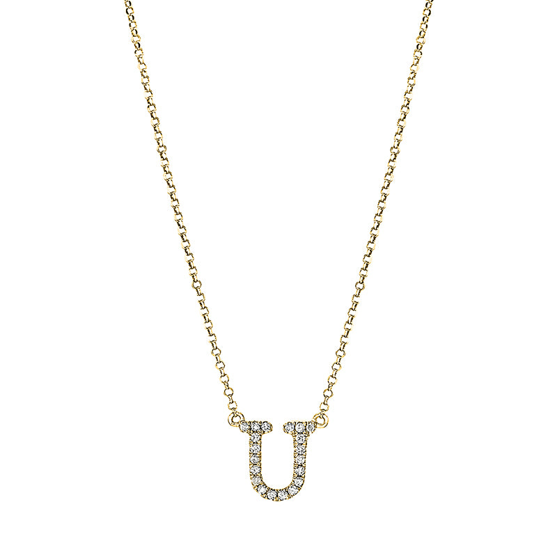 Collier 18 kt GG, mit ZÖ 38.1 cm + 40.6 cm, 20 Brill. 0,07 ct, TW-si