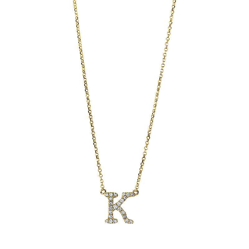 Collier 18 kt GG, mit ZÖ 38.1 cm + 40.6 cm, 23 Brill. 0,13 ct, TW-si