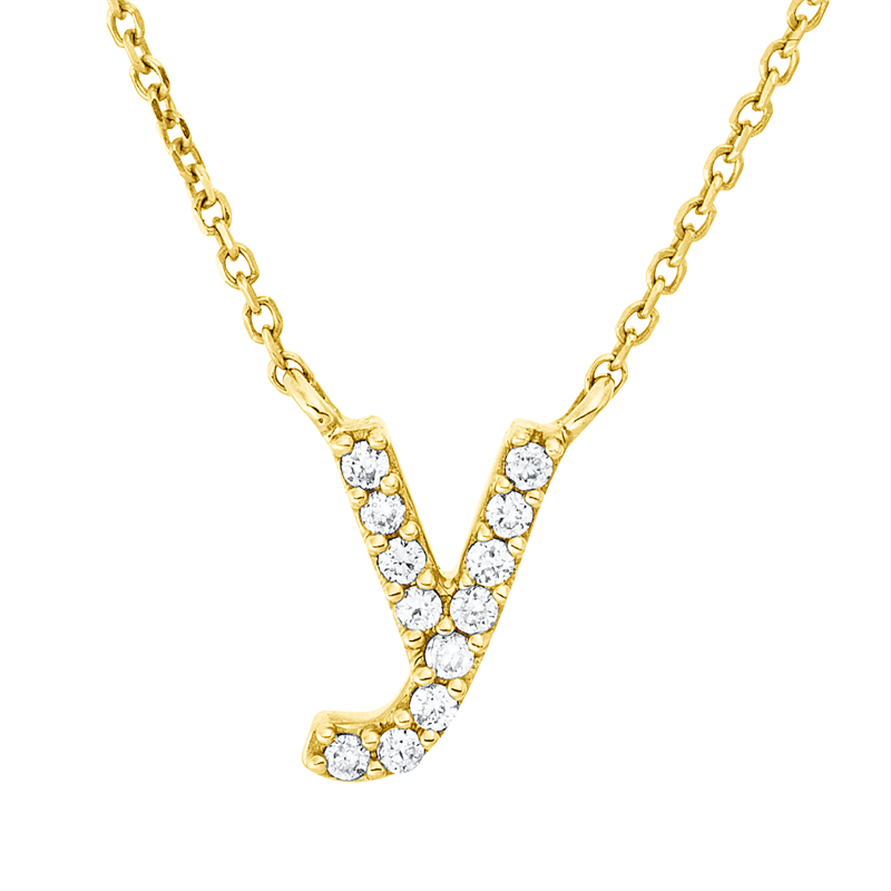 Collier 18 kt GG, 12 Brill. 0,04 ct, TW-pi