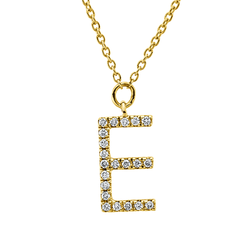Collier 18 kt GG, Einstellbar, 21 Brill. 0,04 ct, W-si