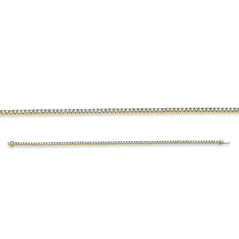 Armband 18 kt GG, With American Lock, 83 Brill. 3,00 ct, TW-si