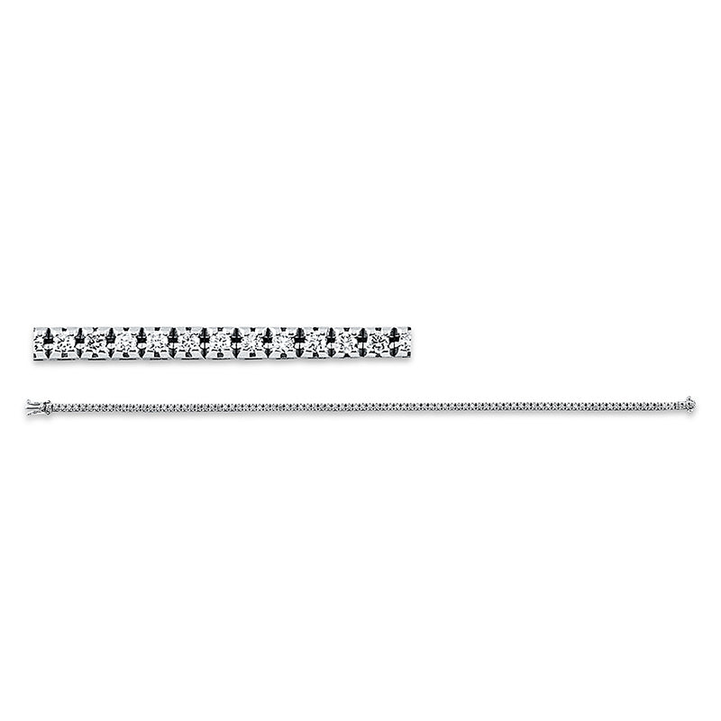 Armband 18 kt WG, 95 Brill. 0,80 ct, TW-si