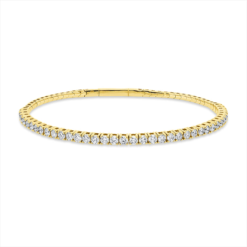 Armband 18 kt GG, 38 Brill. 1,95 ct, TW-si
