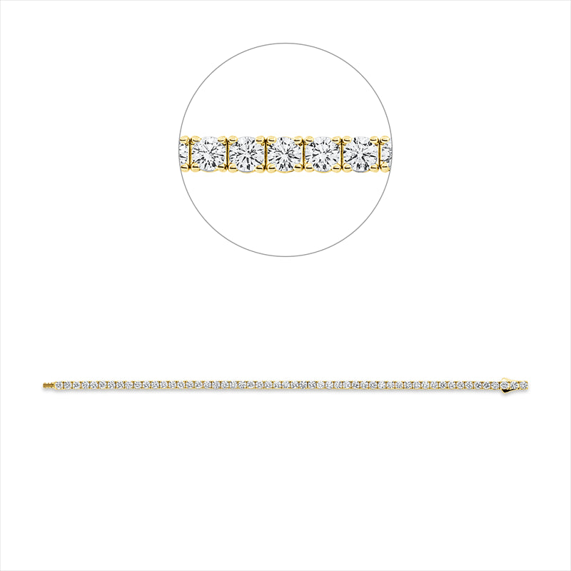 Armband 18 kt GG, Premium Edition, 54 Brill. 4,86 ct, TW-si