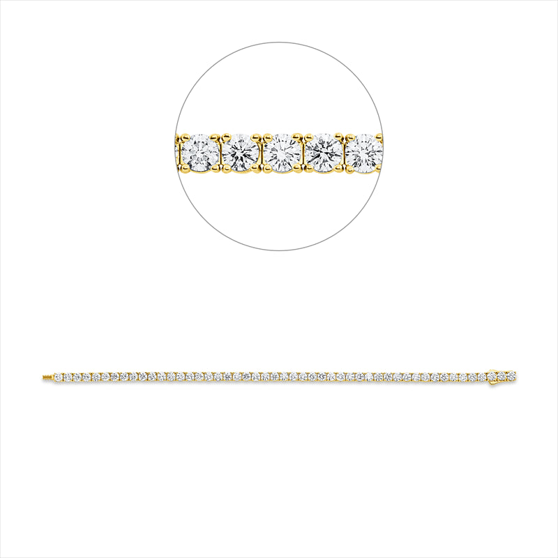 Armband 18 kt GG, Premium Edition, 49 Brill. 6,86 ct, TW-si
