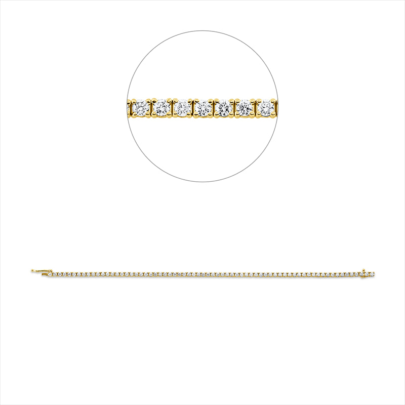 Armband 18 kt GG, Premium Edition, 68 Brill. 2,06 ct, TW-si