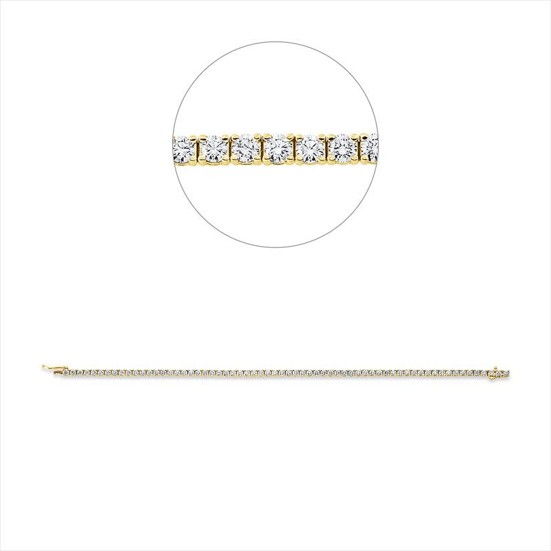 Armband 18 kt GG, Premium Edition, 59 Brill. 4,32 ct, TW-si