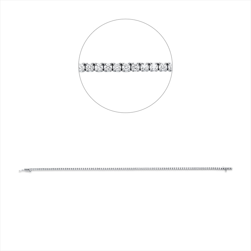Armband 18 kt WG, Premium Edition, 100 Brill. 0,96 ct, TW-si