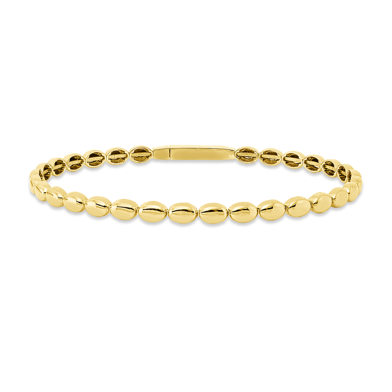 Armreif 14 kt GG, poliert