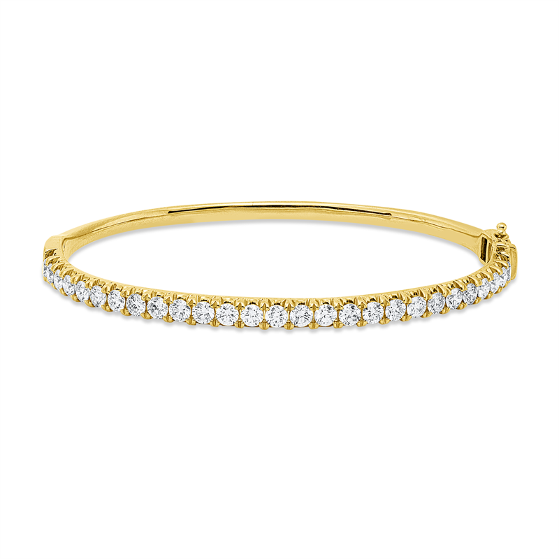 Armreif 18 kt GG, 27 Brill. 2,18 ct, J-pi