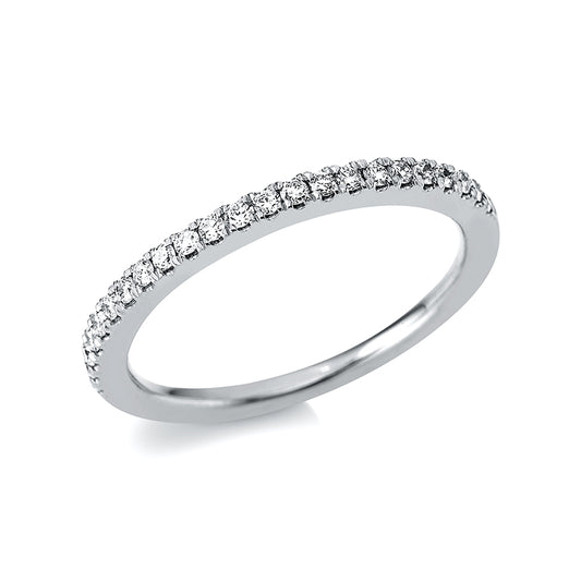 Ring 18 kt WG, 23 Brill. 0,23 ct, TW-si