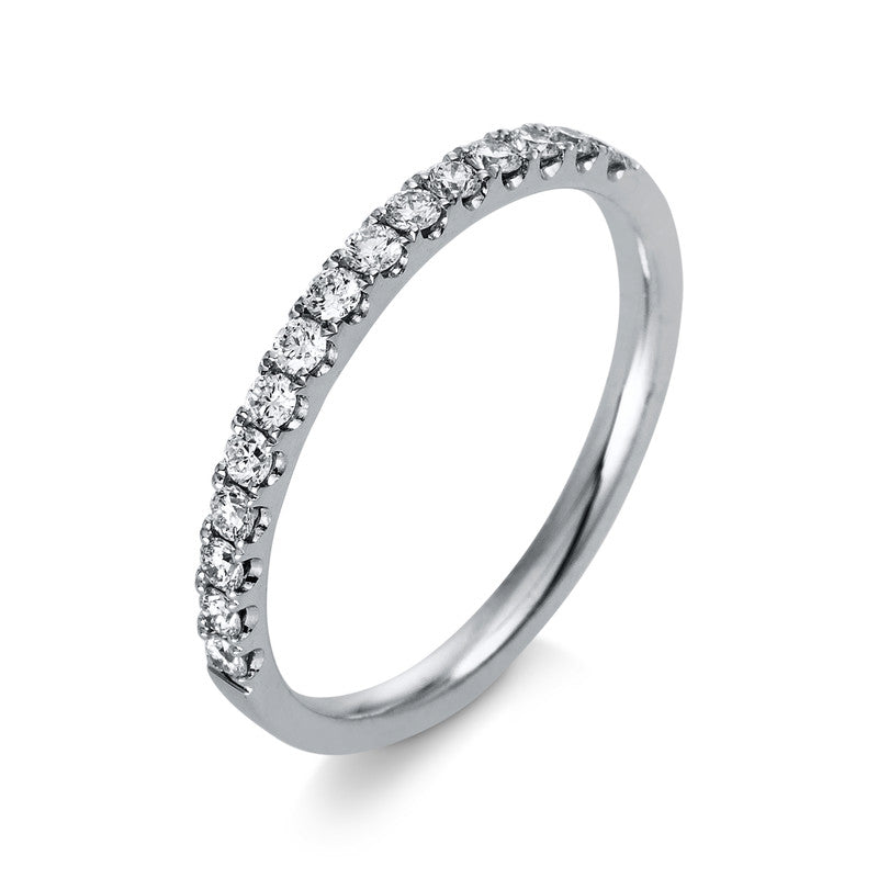 Ring 18 kt WG, 15 Brill. 0,29 ct, TW-vsi/si