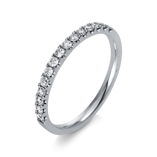 Ring 18 kt WG, 15 Brill. 0,29 ct, TW-vsi/si