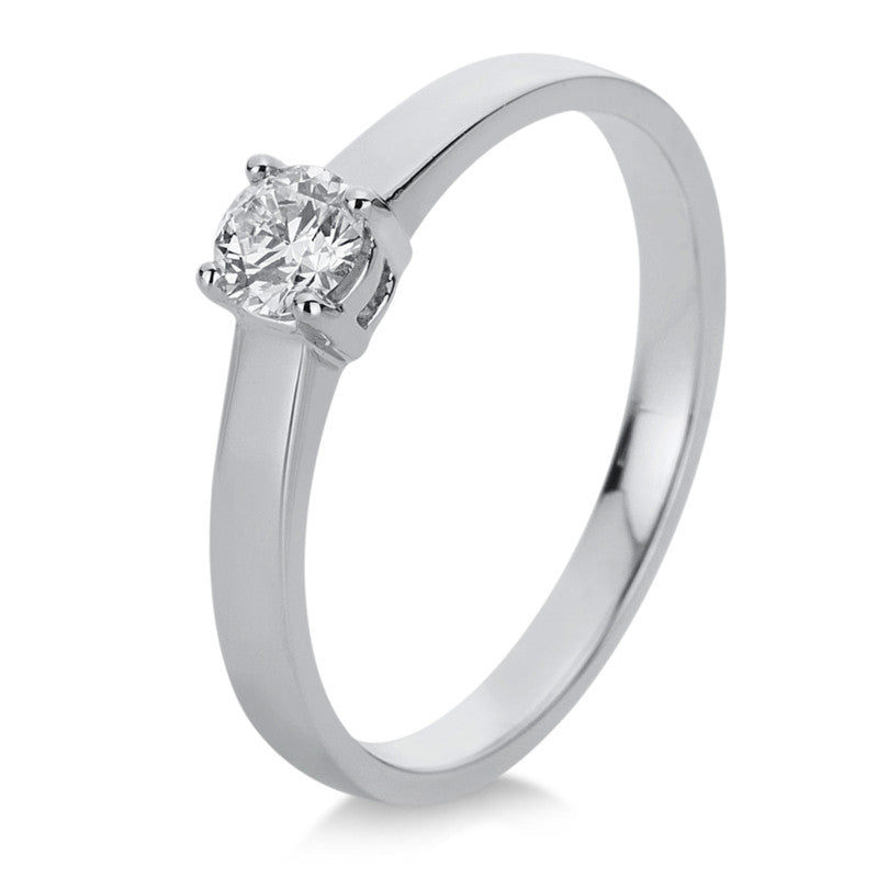 Ring 18 kt WG, 1 Brill. 0,25 ct, TW-si