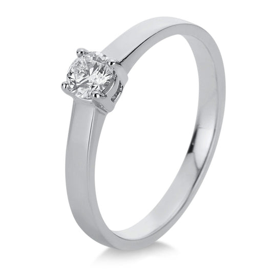 Ring 18 kt WG, 1 Brill. 0,25 ct, TW-si