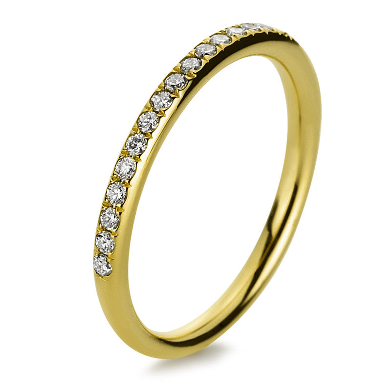 Ring 18 kt GG, 21 Brill. 0,21 ct, TW-si