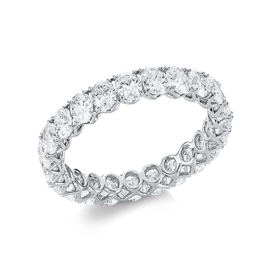 Ring 18 kt WG, 26 Oval 2,79 ct, TW-si, 26 Oval 2,79 ct, TW-si