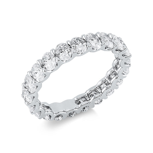 Ring 18 kt WG, 21 Oval 2,82 ct, TW-vsi