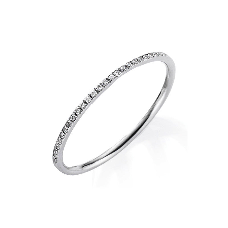 Ring 18 kt WG, 25 Brill. 0,11 ct, TW-vsi/si