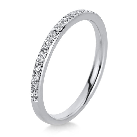 Ring 18 kt WG, 19 Brill. 0,27 ct, TW-vsi/si