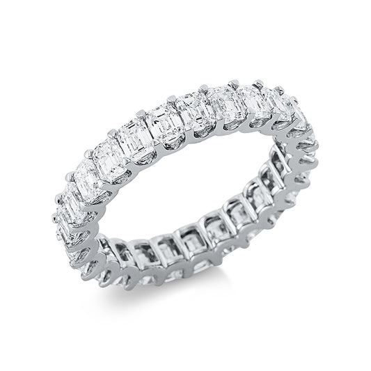 Ring 18 kt WG, 25 Sm.schliff 3,61 ct, TW-vsi/si