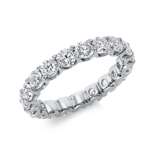 Ring 18 kt WG, 19 Brill. 2,72 ct, TW-vsi/si
